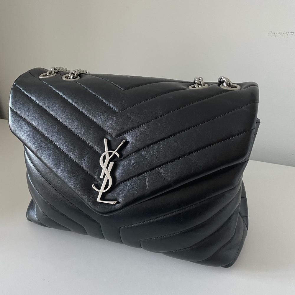 Yves Saint Laurent Black Shoulder Bag - Picture 4 of 6